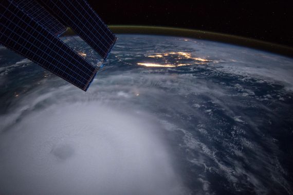 Hurricane Joaquin October 2015 shot from the  International Space Station